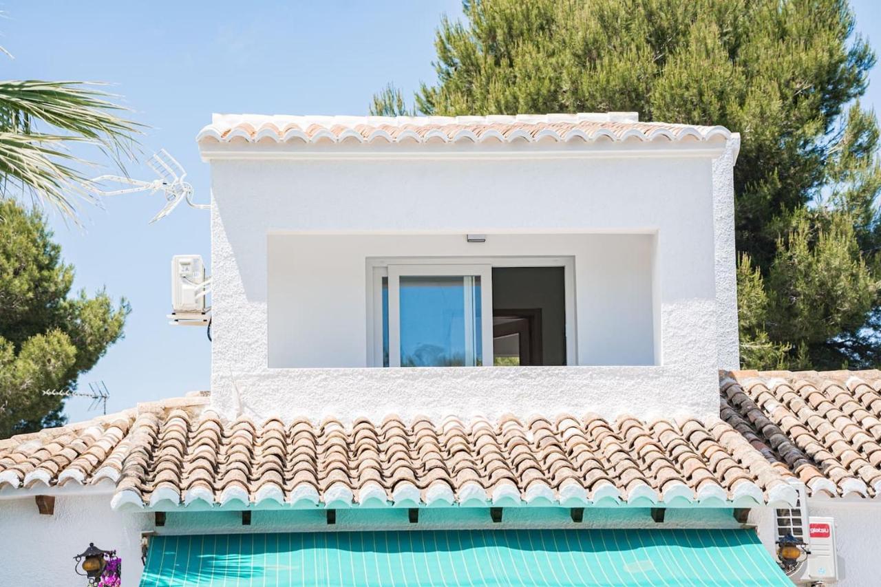 Casa Maria Top Floor Studio Apartment With Swimming Pool Jávea Kültér fotó