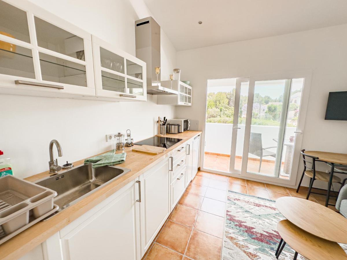 Casa Maria Top Floor Studio Apartment With Swimming Pool Jávea Kültér fotó