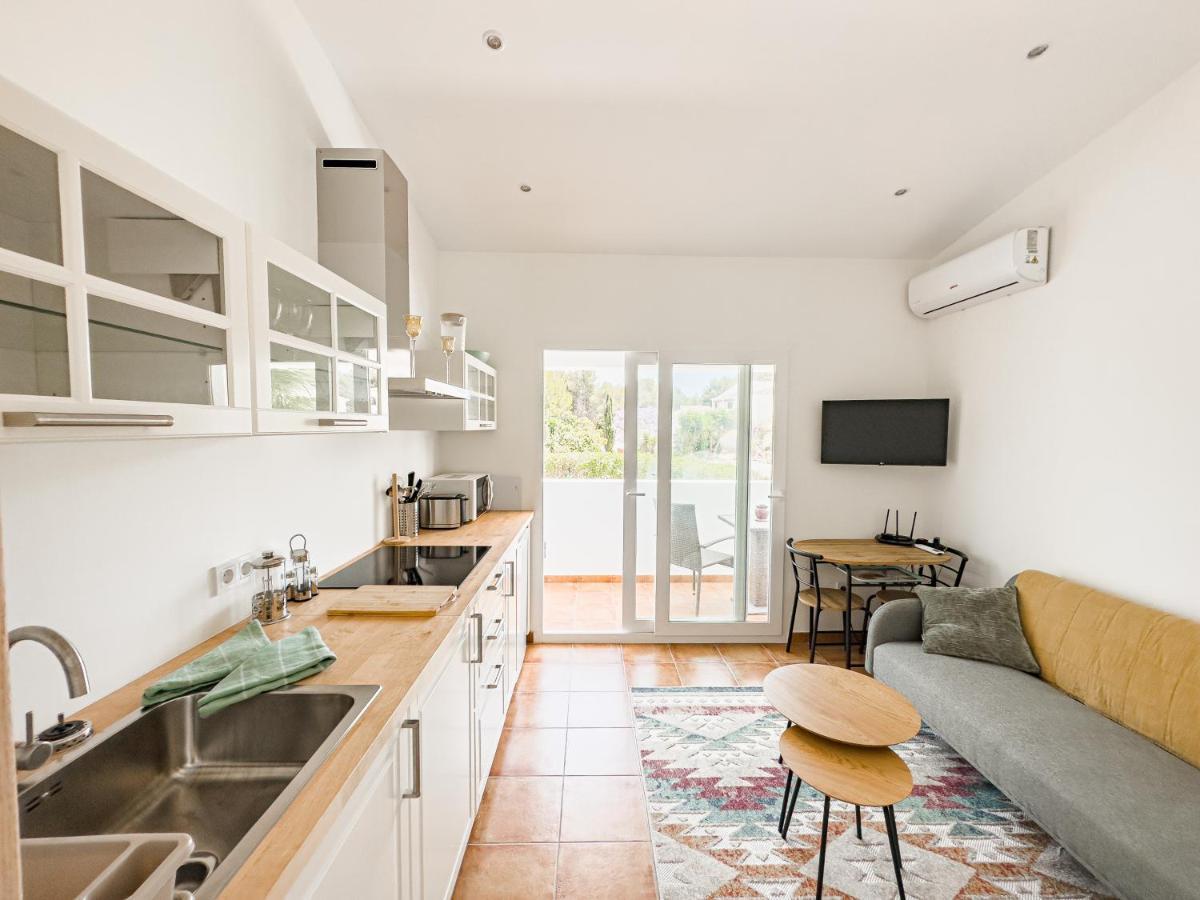 Casa Maria Top Floor Studio Apartment With Swimming Pool Jávea Kültér fotó