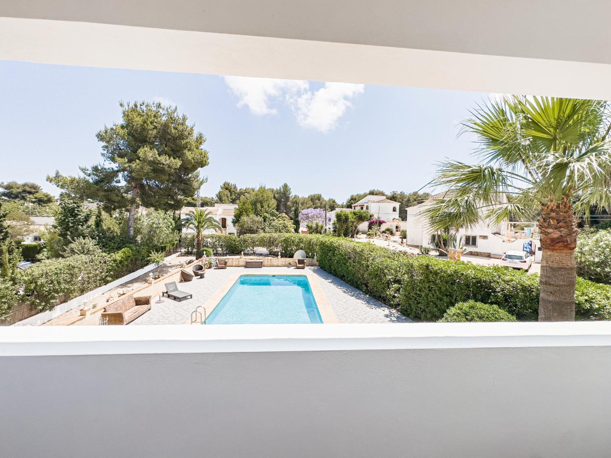 Casa Maria Top Floor Studio Apartment With Swimming Pool Jávea Kültér fotó