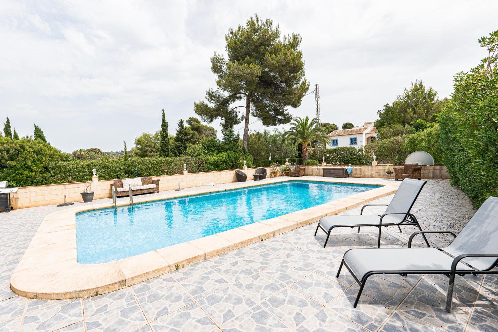 Casa Maria Top Floor Studio Apartment With Swimming Pool Jávea Kültér fotó