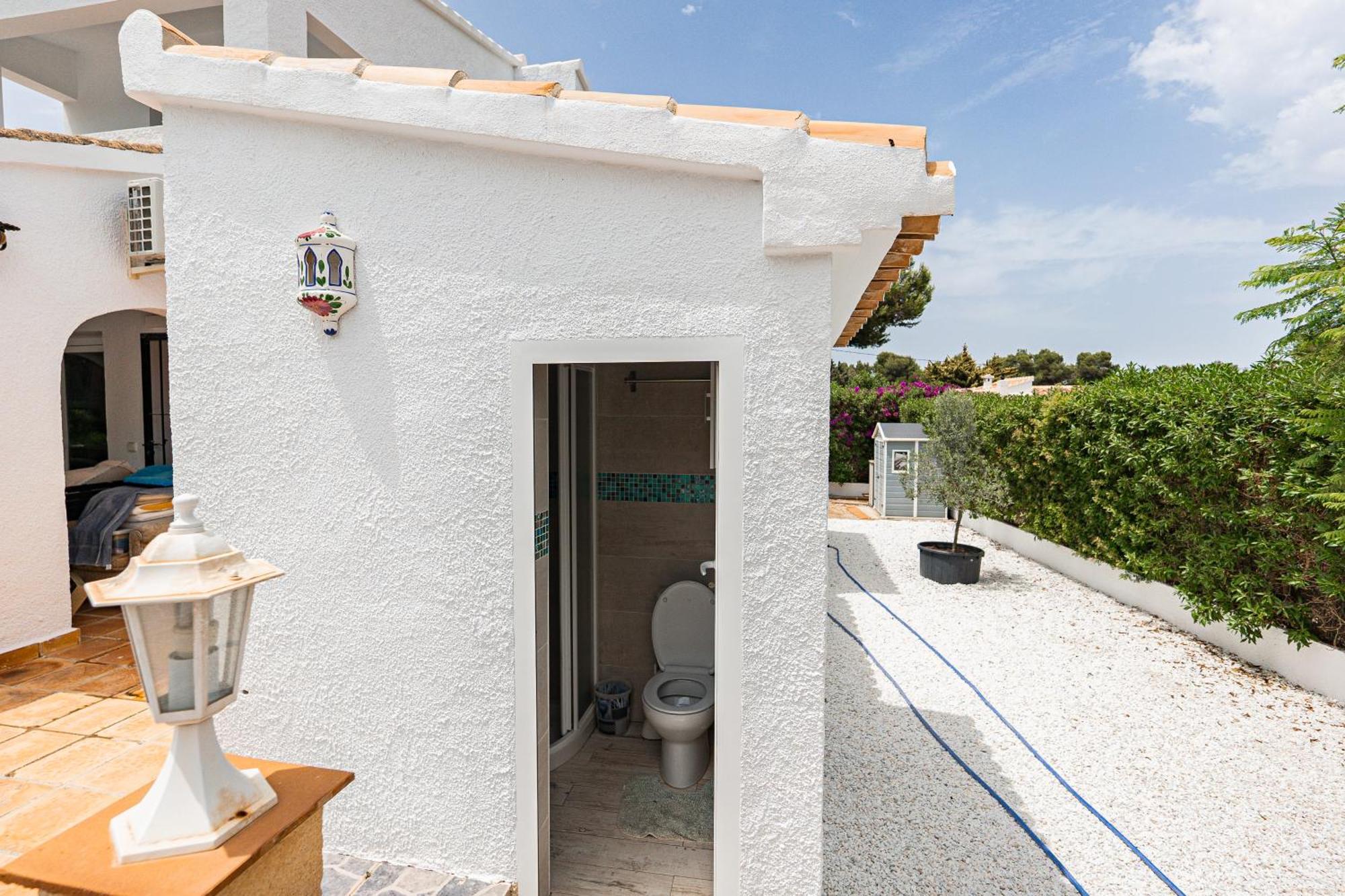 Casa Maria Top Floor Studio Apartment With Swimming Pool Jávea Kültér fotó